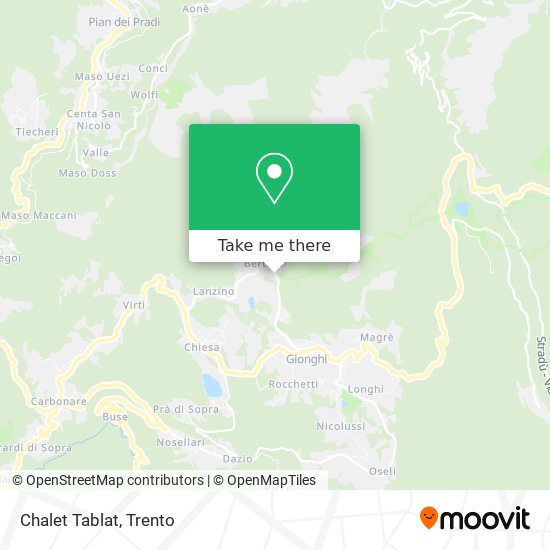 Chalet Tablat map