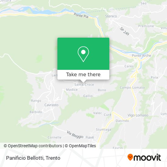 Panificio Bellotti map