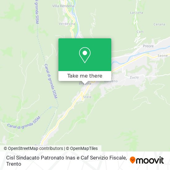 Cisl Sindacato Patronato Inas e Caf Servizio Fiscale map