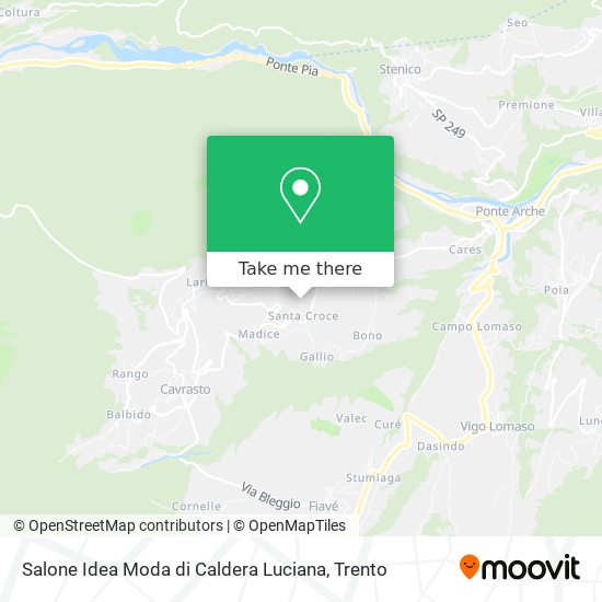 Salone Idea Moda di Caldera Luciana map