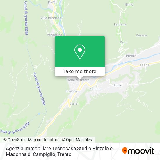 Agenzia Immobiliare Tecnocasa Studio Pinzolo e Madonna di Campiglio map