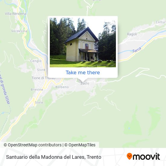 Santuario della Madonna del Lares map