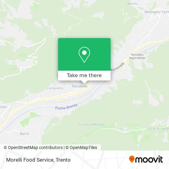 Morelli Food Service map