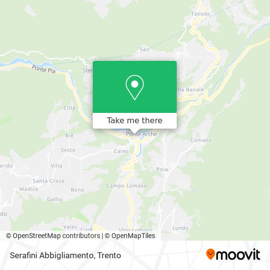 Serafini Abbigliamento map