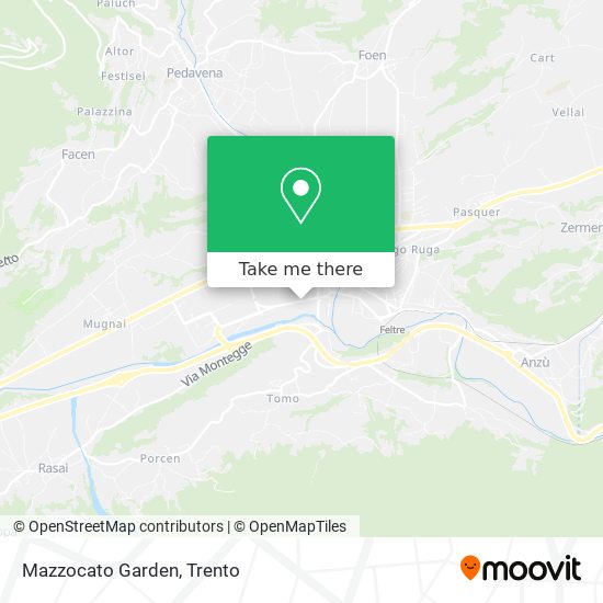 Mazzocato Garden map