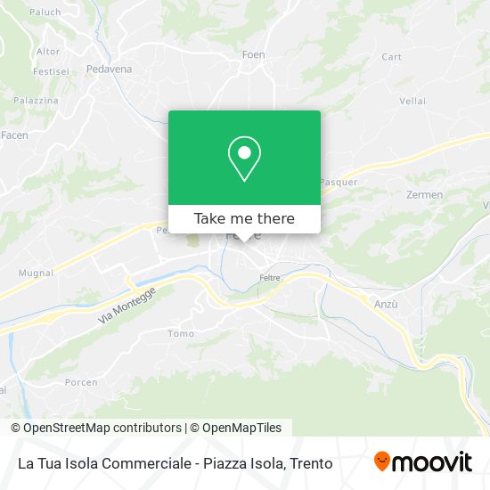 La Tua Isola Commerciale - Piazza Isola map