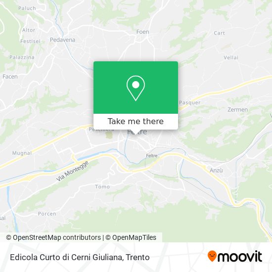 Edicola Curto di Cerni Giuliana map