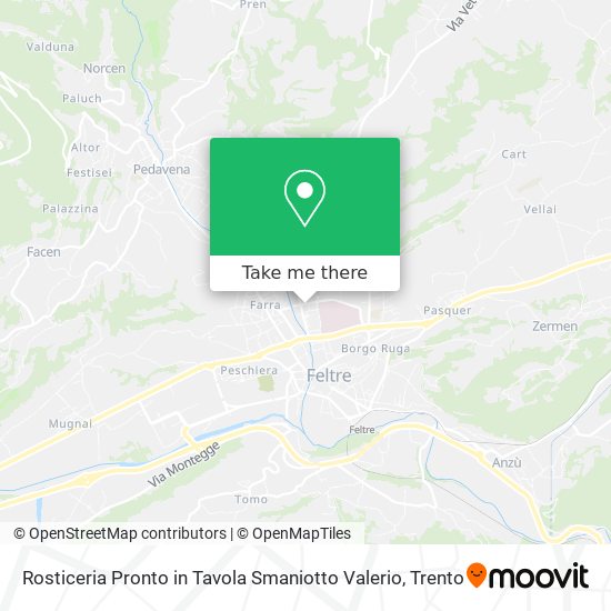 Rosticeria Pronto in Tavola Smaniotto Valerio map