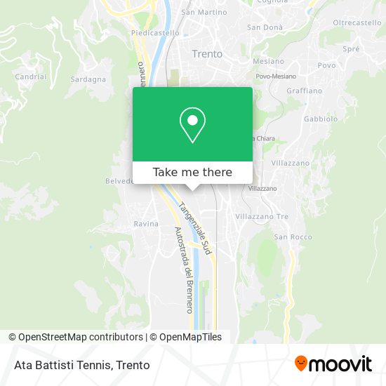 Ata Battisti Tennis map