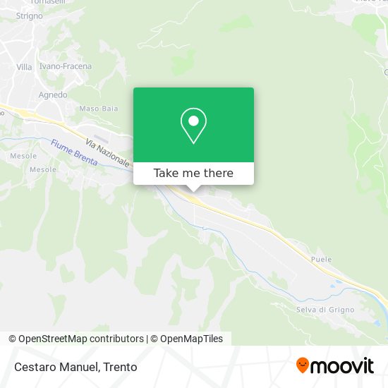 Cestaro Manuel map