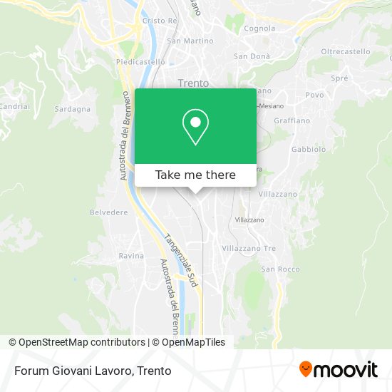 Forum Giovani Lavoro map
