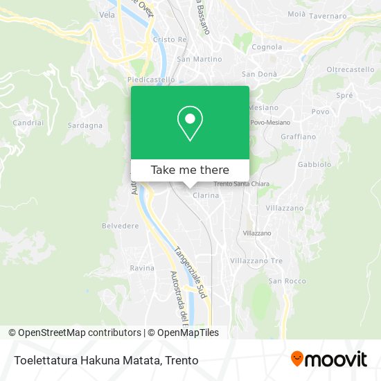 Toelettatura Hakuna Matata map
