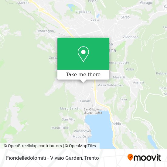 Fioridelledolomiti - Vivaio Garden map