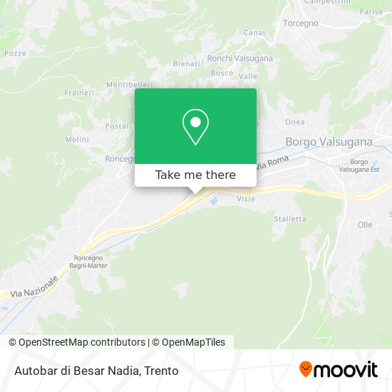 Autobar di Besar Nadia map