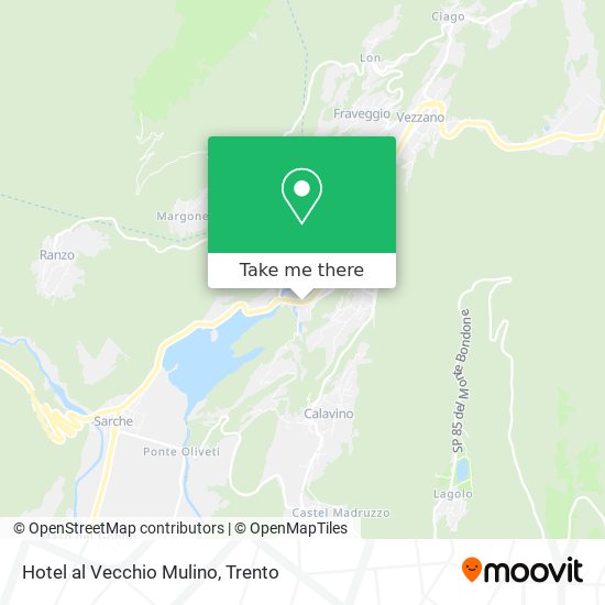 Hotel al Vecchio Mulino map