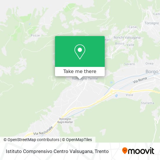 Istituto Comprensivo Centro Valsugana map
