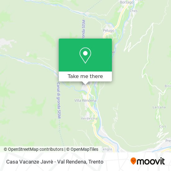 Casa Vacanze Javrè - Val Rendena map