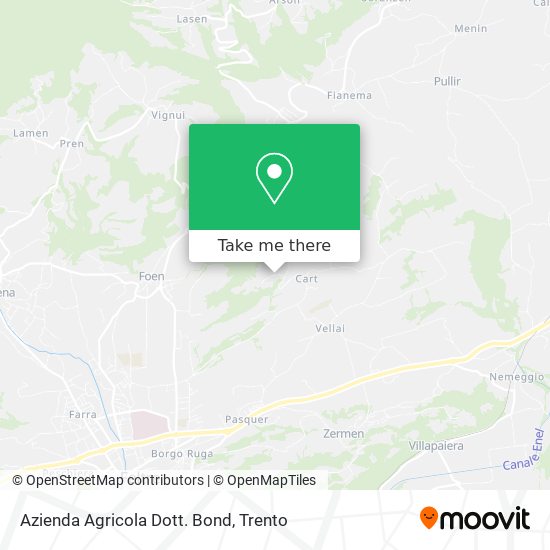 Azienda Agricola Dott. Bond map
