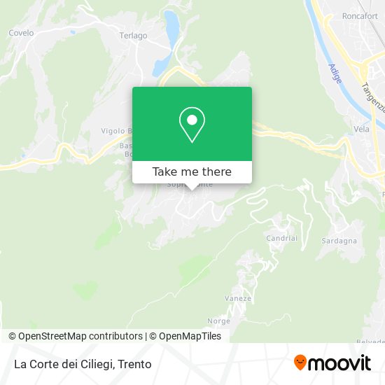 La Corte dei Ciliegi map