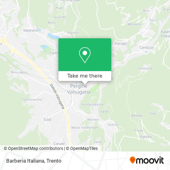 Barberia Italiana map