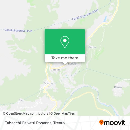 Tabacchi Calvetti Rosanna map