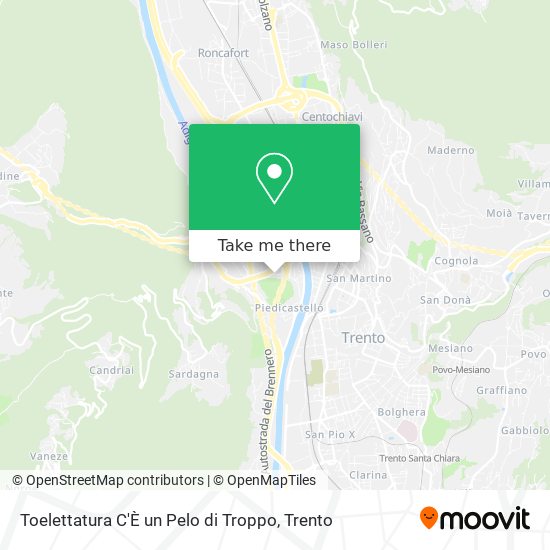 Toelettatura C'È un Pelo di Troppo map