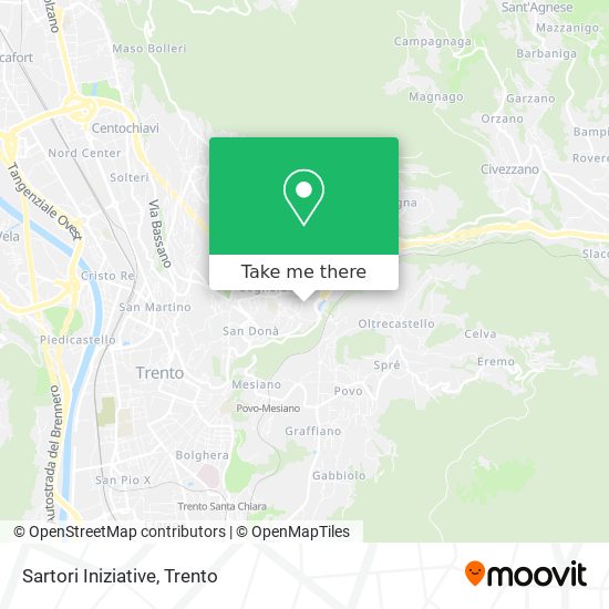 Sartori Iniziative map
