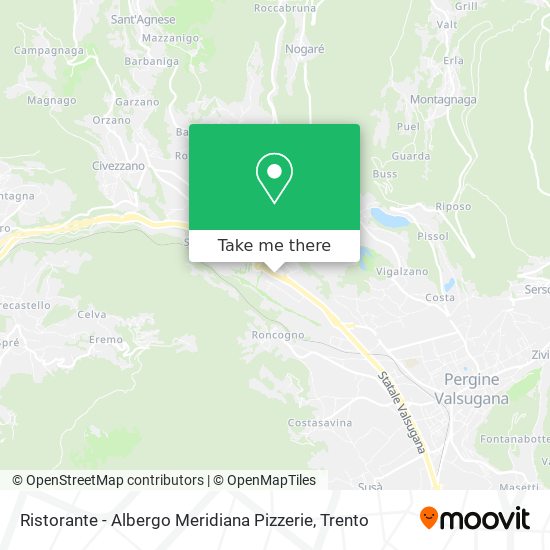 Ristorante - Albergo Meridiana Pizzerie map