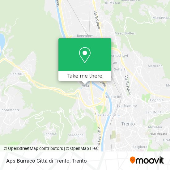 Aps Burraco Città di Trento map