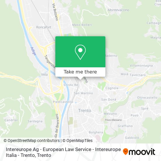 Intereurope Ag - European Law Service - Intereurope Italia - Trento map