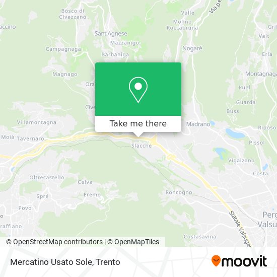 Mercatino Usato Sole map
