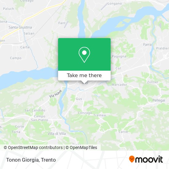 Tonon Giorgia map