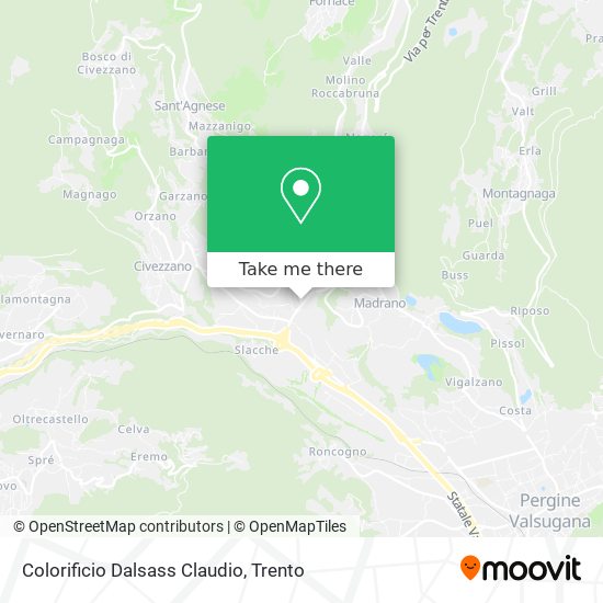 Colorificio Dalsass Claudio map