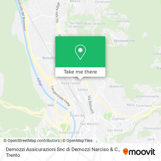 Demozzi Assicurazioni Snc di Demozzi Narciso & C. map