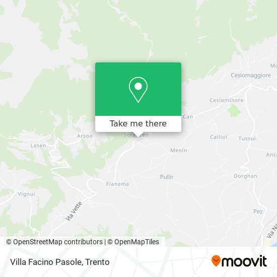 Villa Facino Pasole map