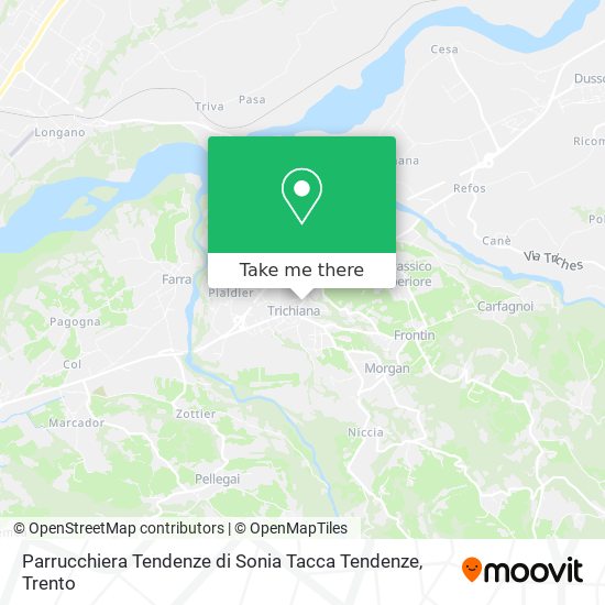Parrucchiera Tendenze di Sonia Tacca Tendenze map