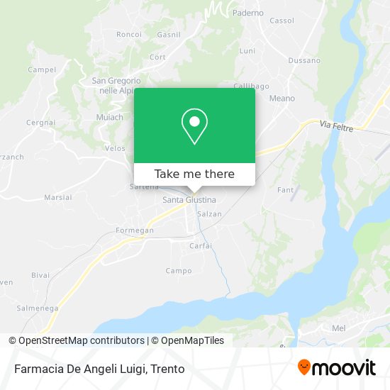 Farmacia De Angeli Luigi map