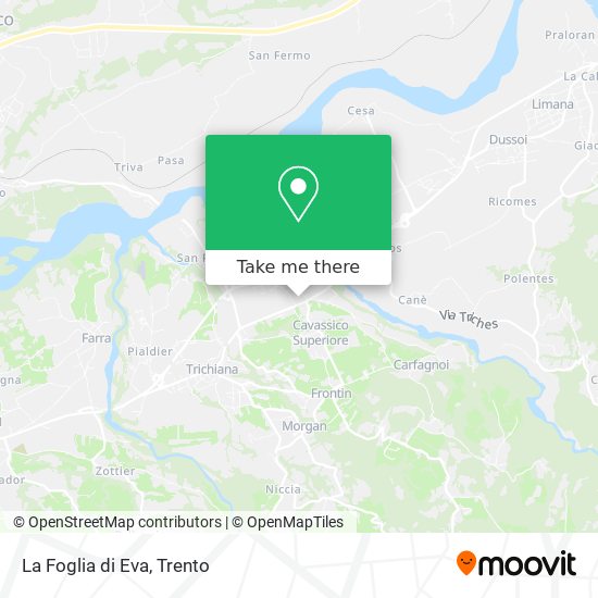 La Foglia di Eva map