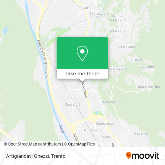 Artigiancavi Ghezzi map