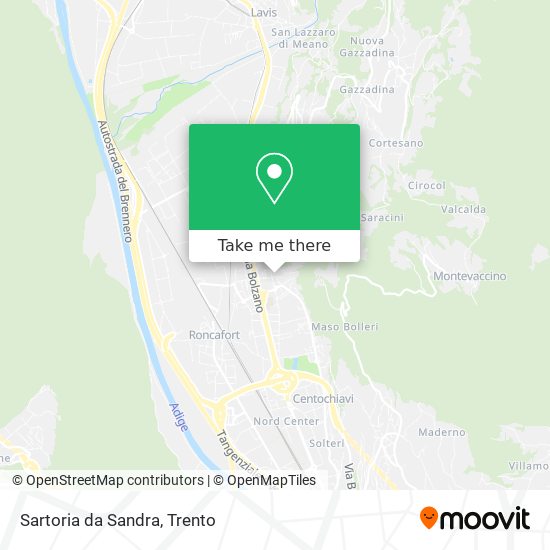 Sartoria da Sandra map
