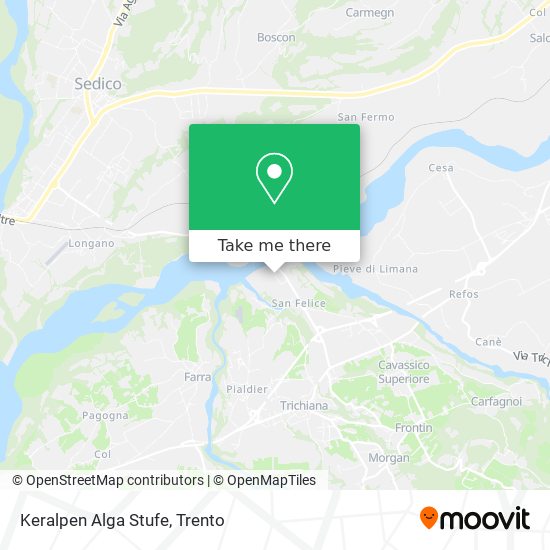 Keralpen Alga Stufe map