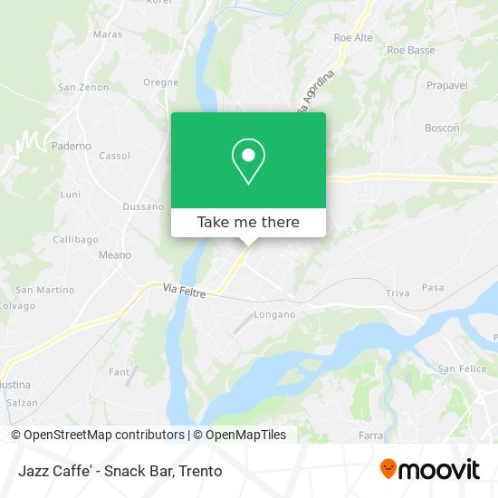 Jazz Caffe' - Snack Bar map