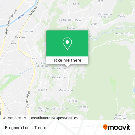Brugnara Lucia map