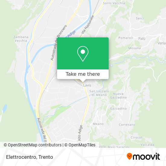 Elettrocentro map