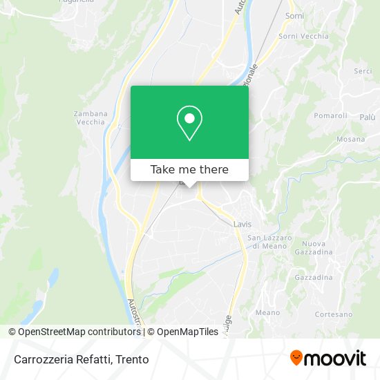 Carrozzeria Refatti map