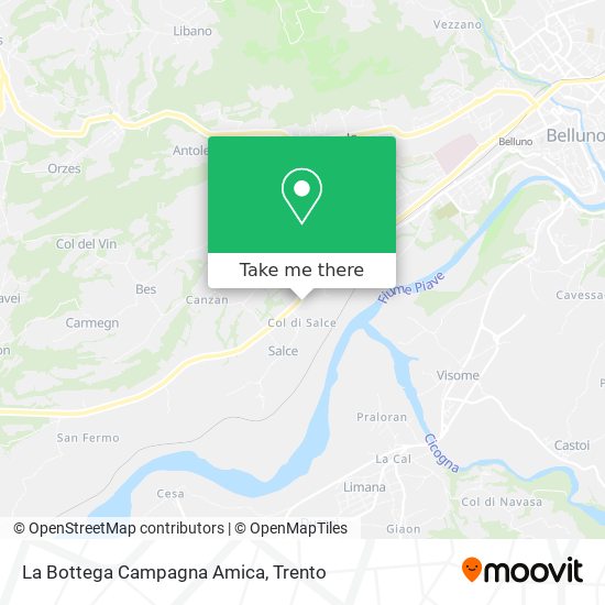 La Bottega Campagna Amica map