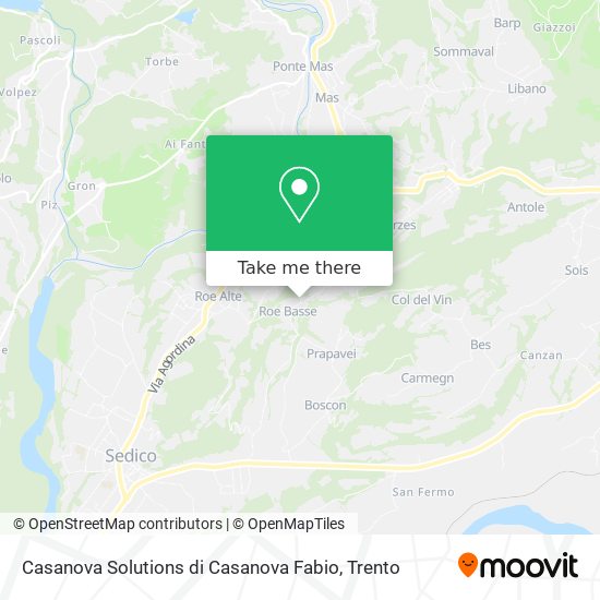 Casanova Solutions di Casanova Fabio map
