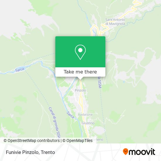 Funivie Pinzolo map