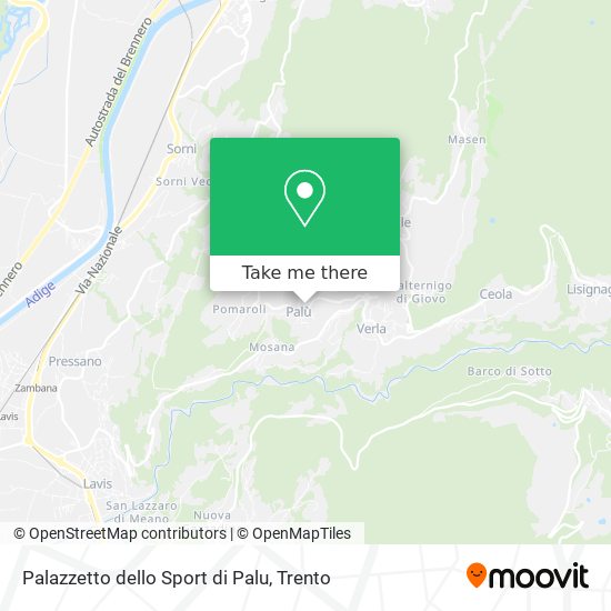 Palazzetto dello Sport di Palu map