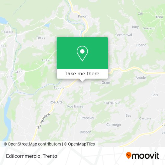 Edilcommercio map